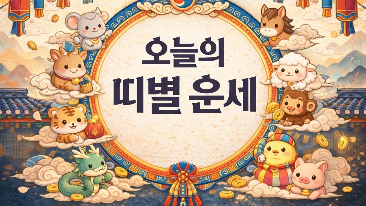 '4월 5일 오늘의 띠별 운세는?' 기사 내용 토대로 AI툴 활용해 제작한 자료사진.