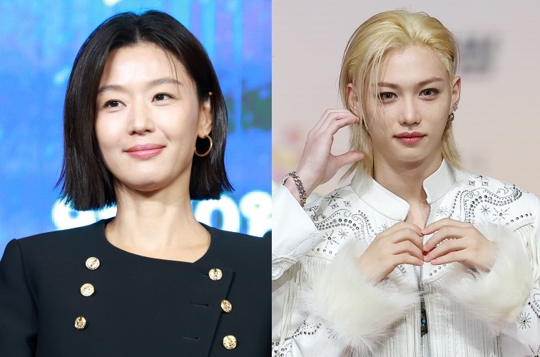 (왼) 전지현 자료사진. (오) 필릭스 자료사진. / 뉴스1