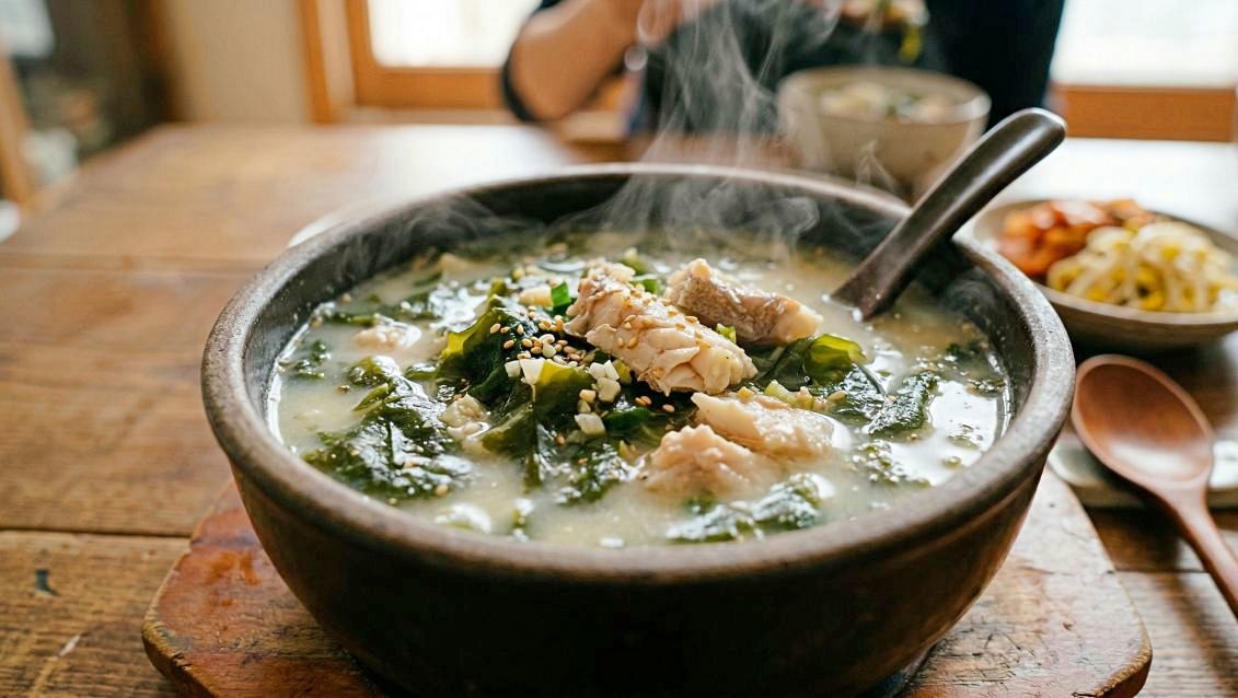 '4월에 가자미 미역국 먹어야 하는 이유는?' 기사 내용 토대로 AI툴 활용해 제작한 자료사진.