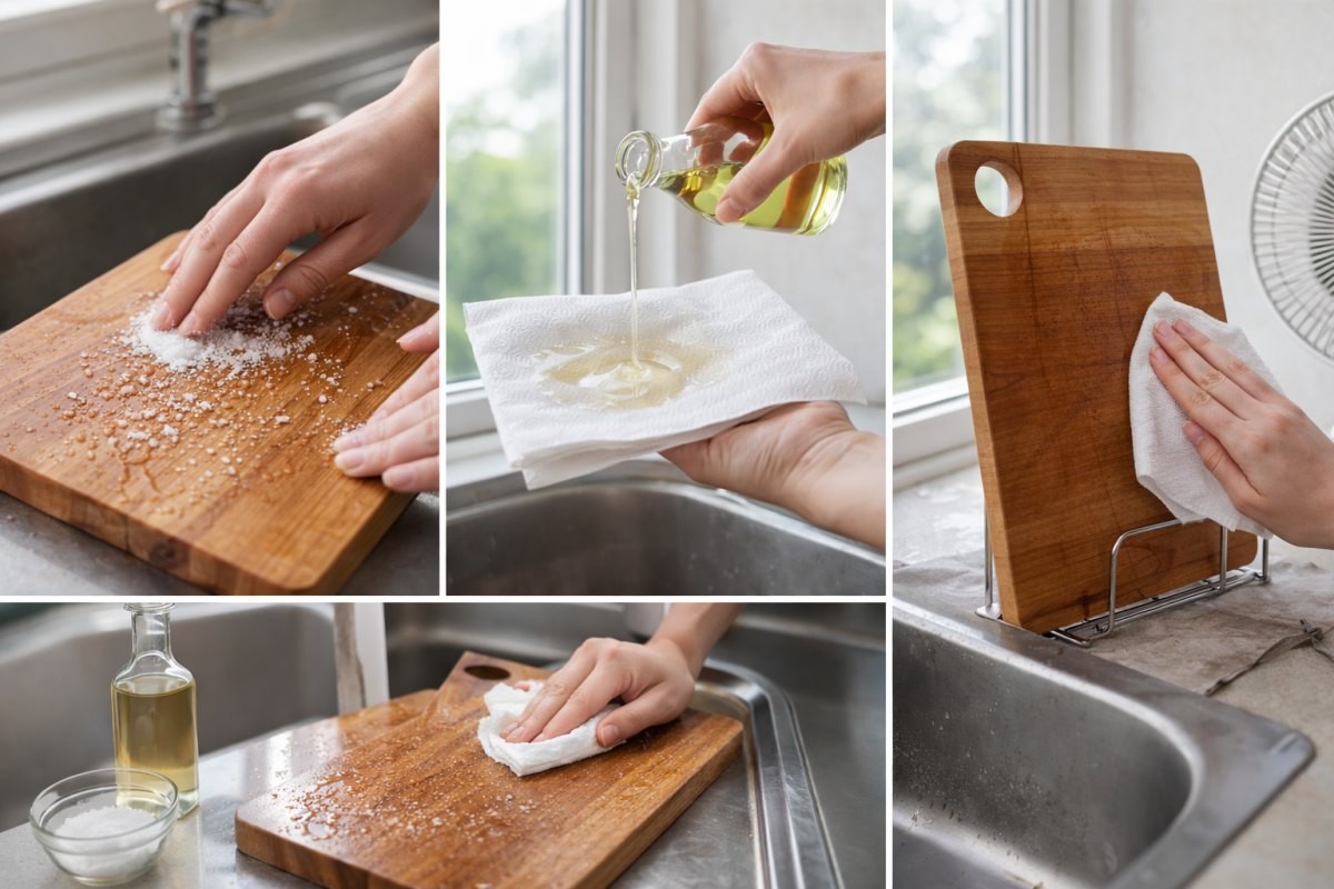 도마를 세척하는 모습 / 기사 내용을 바탕으로 제작한 AI 이미지