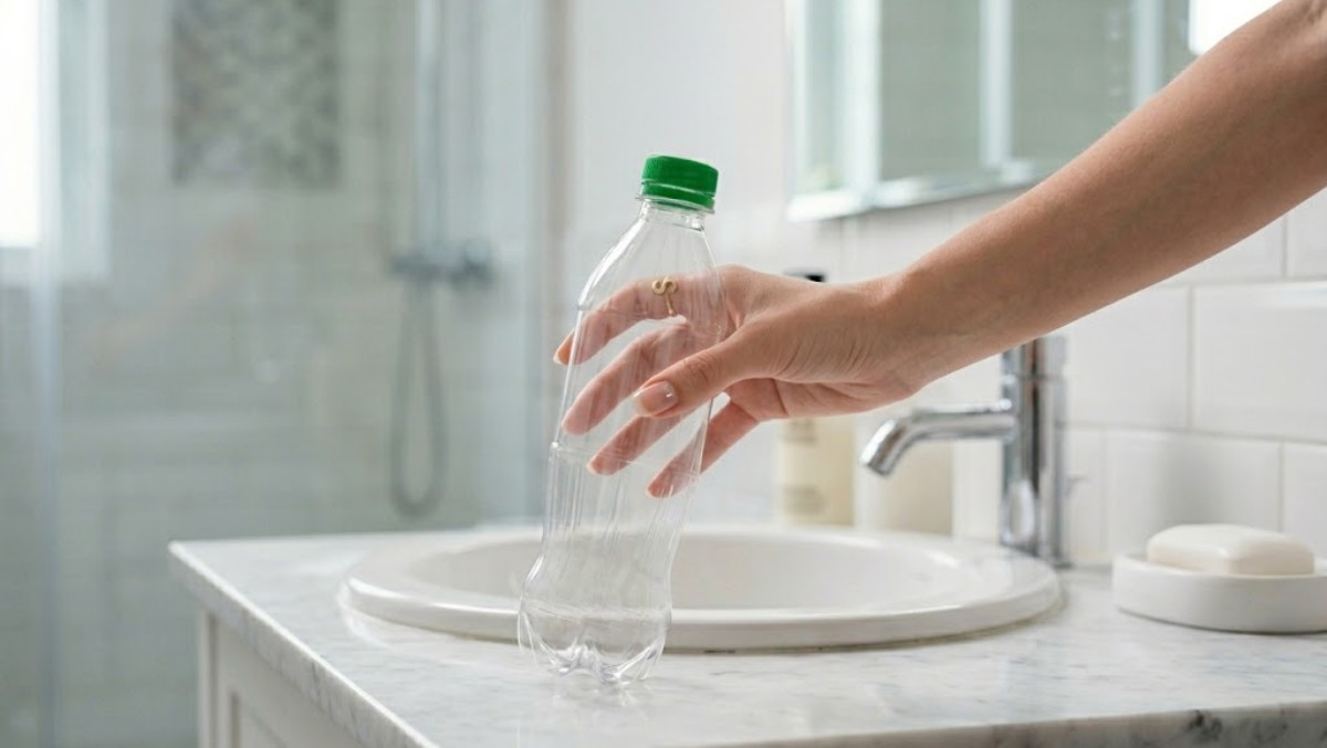 사이다 병을 활용하는 모습 / 기사 내용을 바탕으로 제작한 AI 이미지