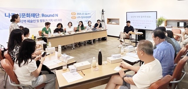 지난해 7월 2일 나주문화재단이 ‘Round N’을 진행하며 예술인 역량 강화에 나섰다