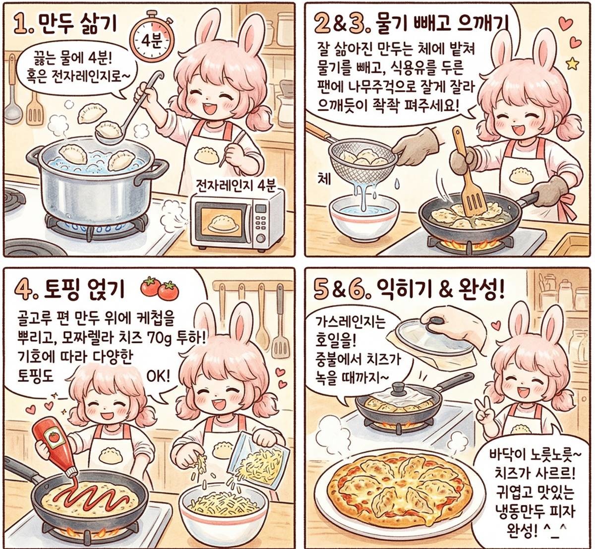 기사 내용 이해를 돕기 위해 제작한 AI 네컷 만화