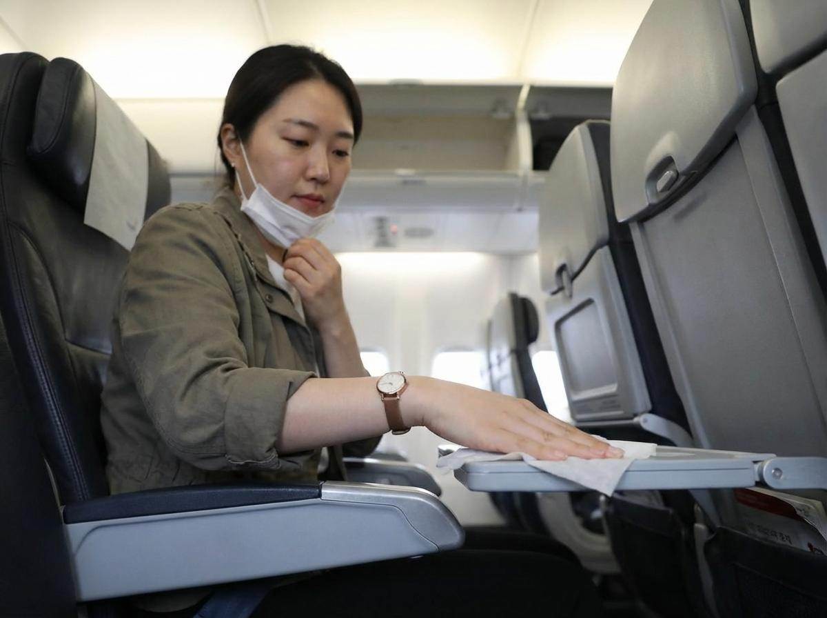 비행기 좌석 풍경. 기사 내용 토대로 AI툴 활용해 제작한 자료사진.