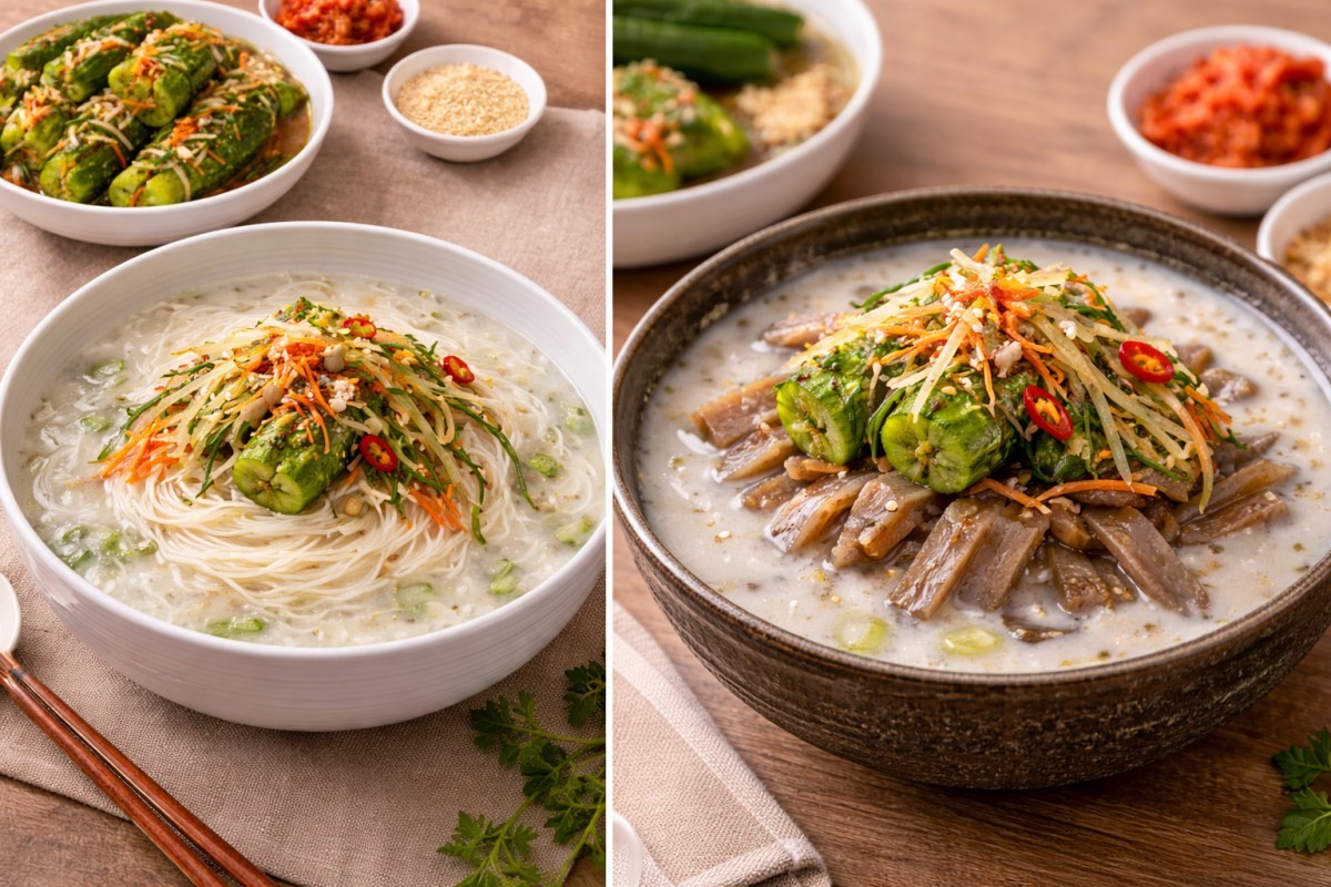 오이백김치를 활용한 요리 / 기사 내용을 바탕으로 제작한 AI 이미지