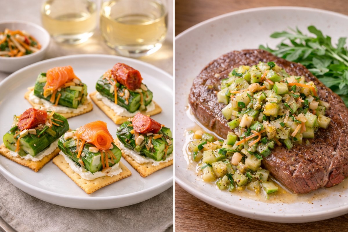 오이백김치 활용한 요리 / 기사 내용을 바탕으로 제작한 AI 이미지