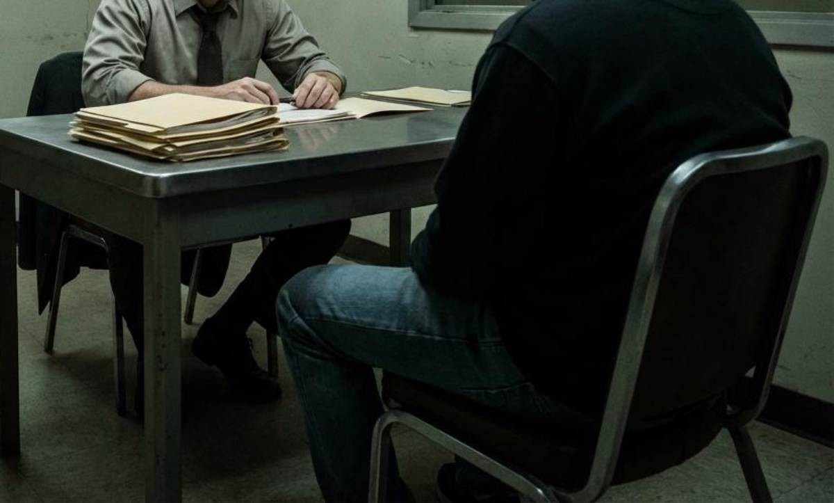 경찰 조사 모습. 기사 내용 토대로 AI툴 활용해 제작한 자료사진.