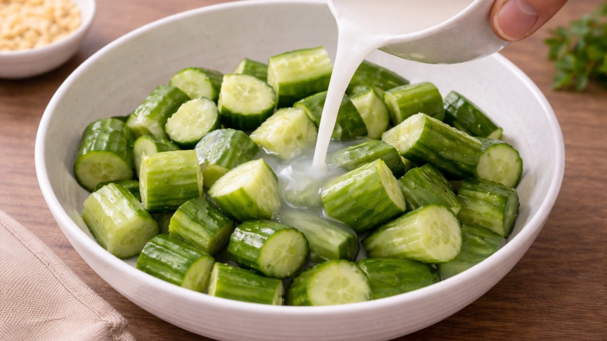 오이백김치를 만드는 과정 / 기사 내용을 바탕으로 제작한 AI 이미지