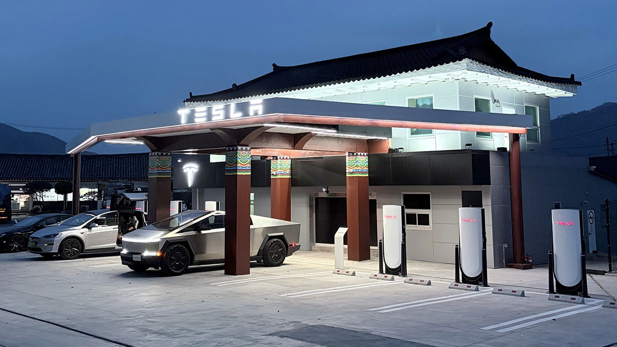 테슬라 경주 수퍼차저. / 테슬라코리아