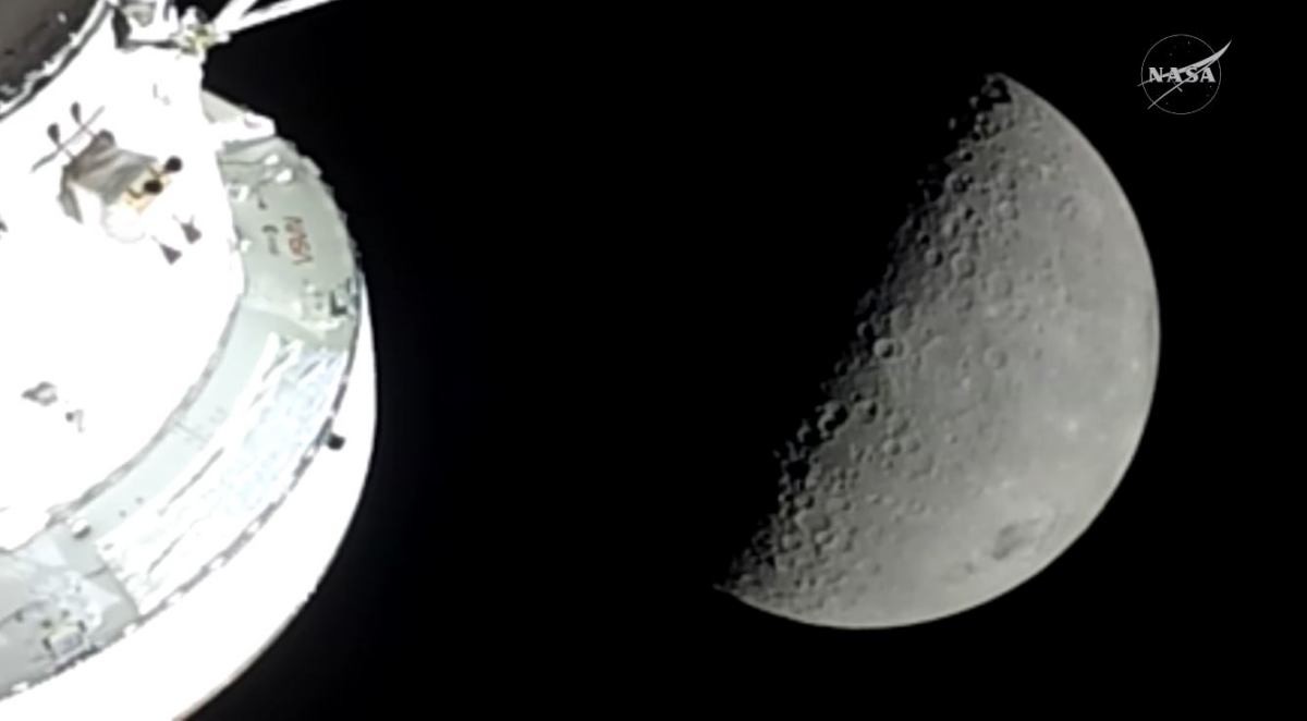 아르테미스 2호에서 촬영된 달. / 유튜브 'NASA'