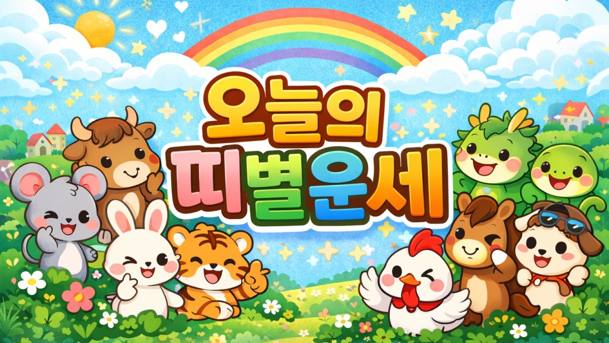 오늘의 운세. 기사 내용 토대로 AI툴 활용해 제작한 자료사진.