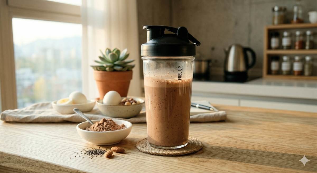 고농축 단백질 쉐이크 (기사 이해를 돕기 위해 AI로 제작된 이미지)