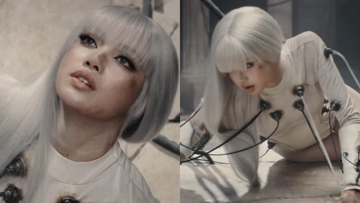 BLACKPINK Lisa in the Bad Angel music video teaser / Lisa official Instagram