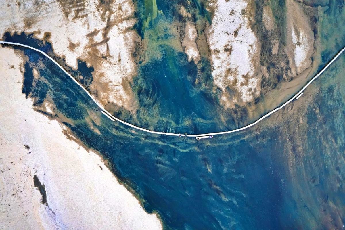 무섬마을 외나무다리 / 한국관광공사(촬영 : 앙지뉴 필름)