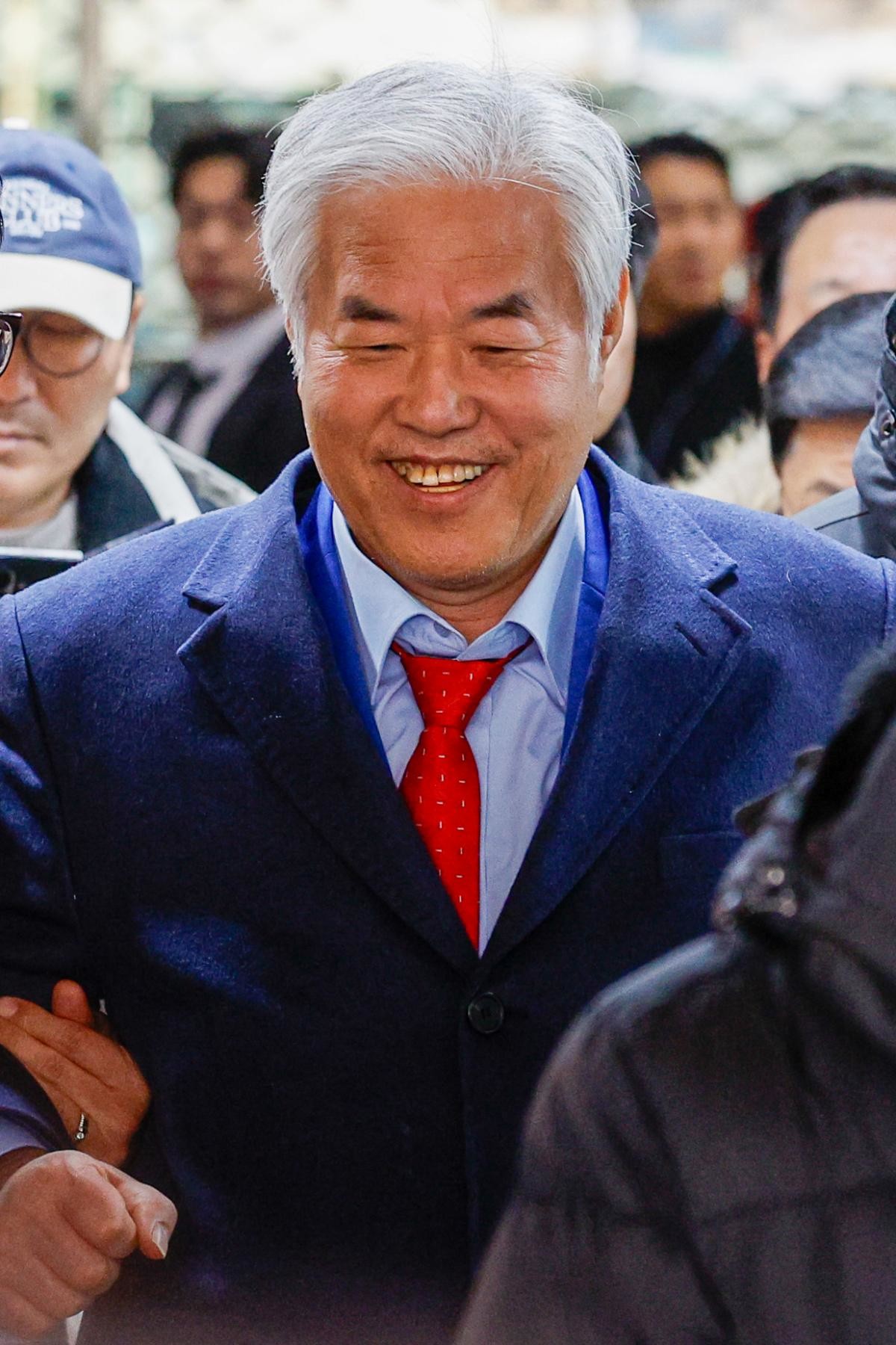 활짝 웃는 전광훈 목사. 자료사진. / 뉴스1