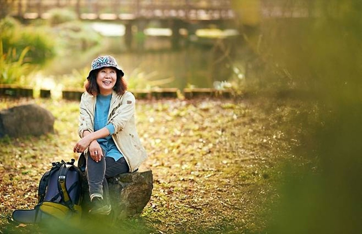 생전의 서명숙 이사장. / 제주올레