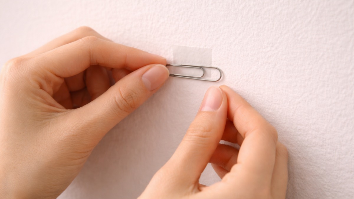 집에 안 쓰는 클립을 벽에 붙여 보세요…이런 쓰임새가 있을 줄 몰랐습니다 