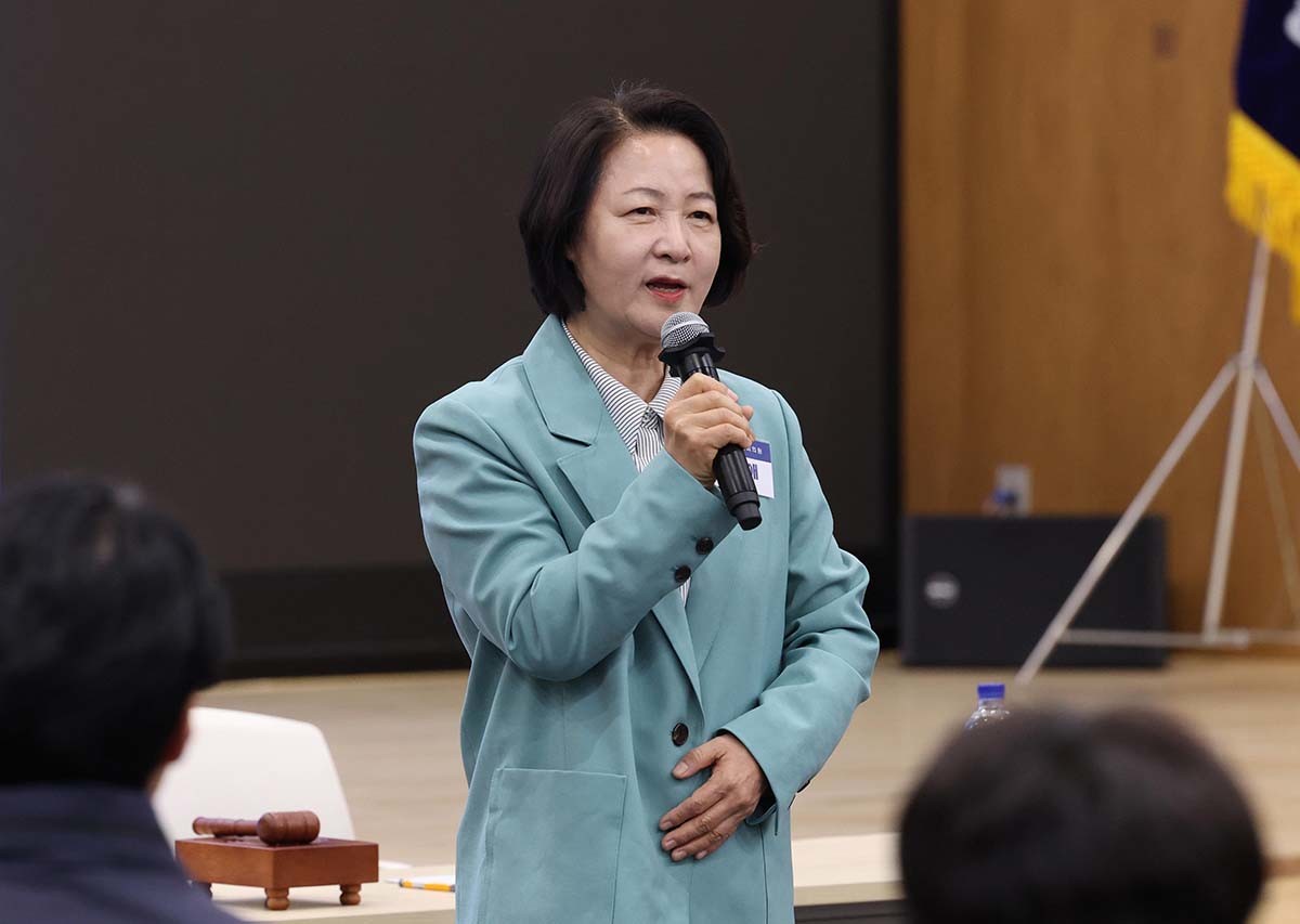 추미애 더불어민주당 경기지사 후보다. / 뉴스1