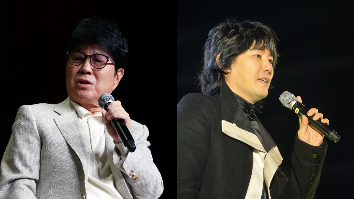 가수 조용필(왼)과 김장훈(오). / 뉴스1