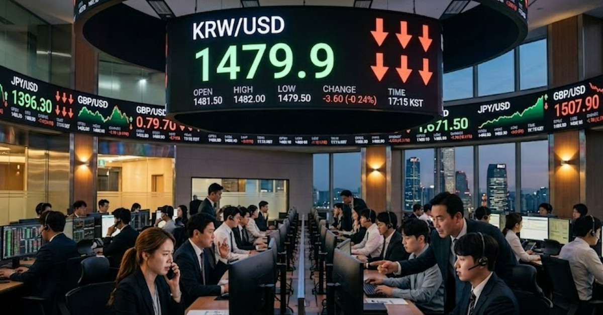 26년 4월 8일 환율 시작. 단순 자료 사진. 기사 이해를 돕기 위해 AI로 제작한 이미지.