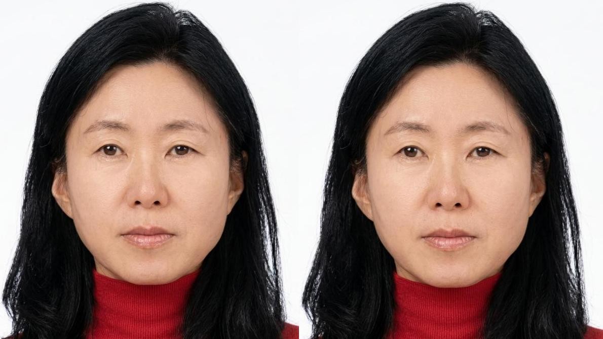 '신비주의' 임성한 작가의 여권사진으로 알려진 사진.