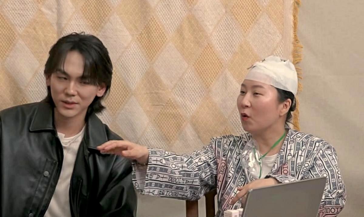 엄은향(오른쪽)과 '닥터신'주연 정이한(왼쪽). / 유튜브 '카우치 포테이토 클럽'