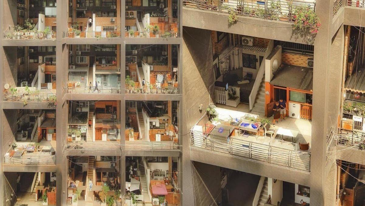 중국 청두의 이색 아파트 단지. / 온라인 커뮤니티