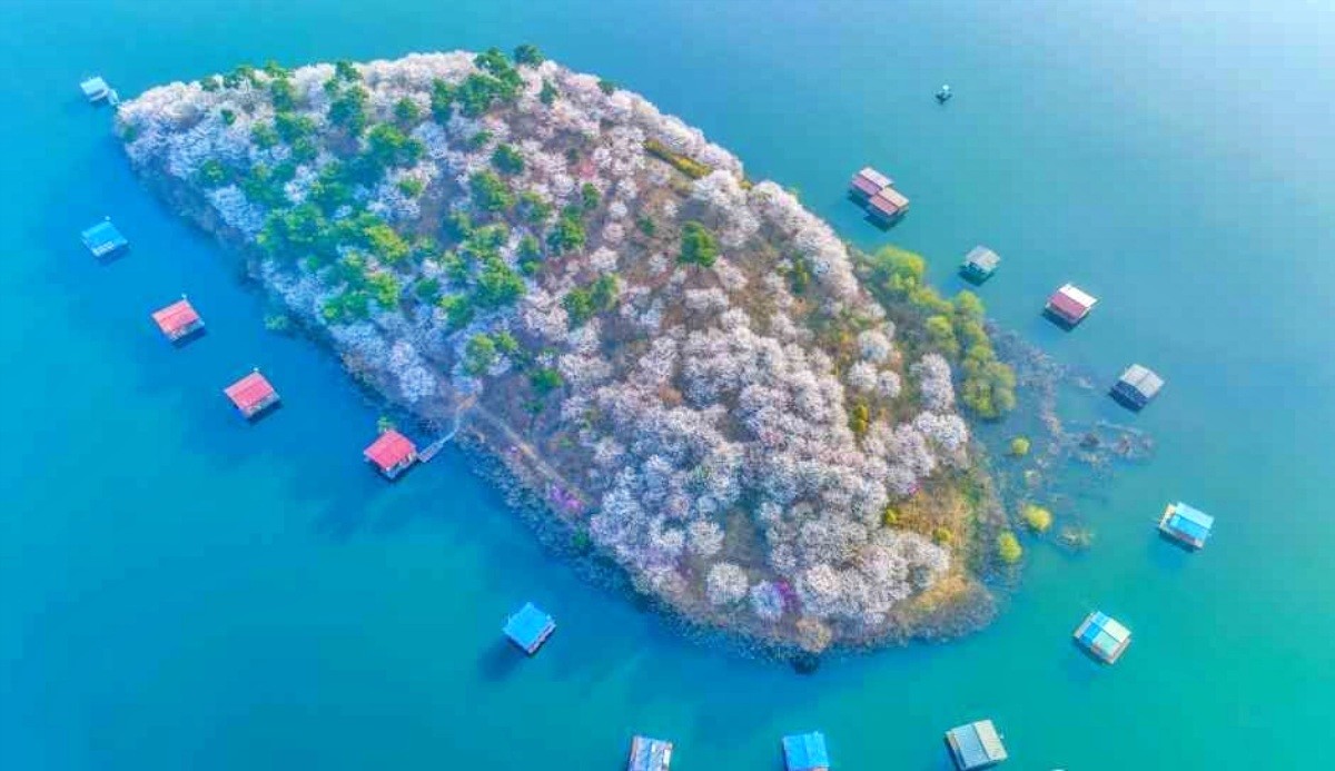 초평호 붕어섬. / ⓒ한국관광콘텐츠랩