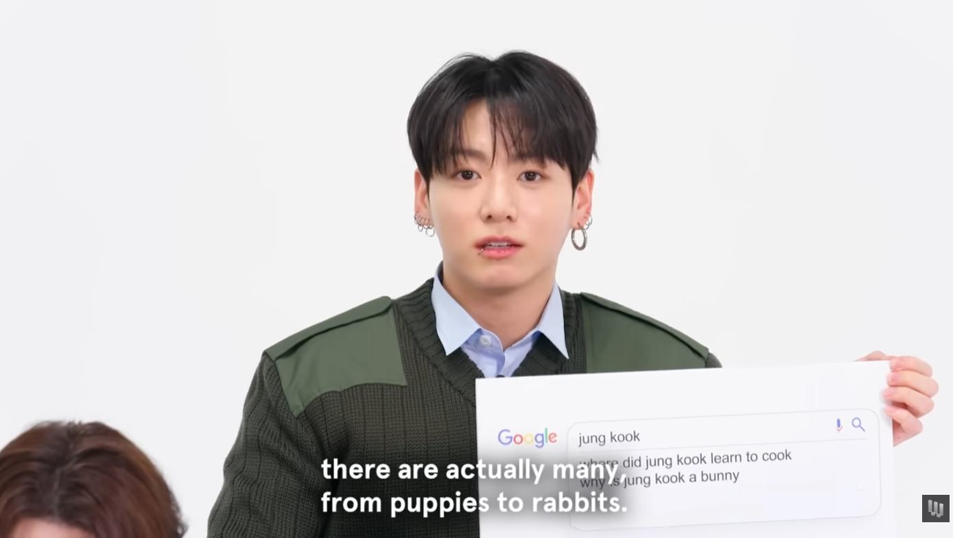 BTS Jungkook Talking About Cooking / Capture From WIRED YouTube