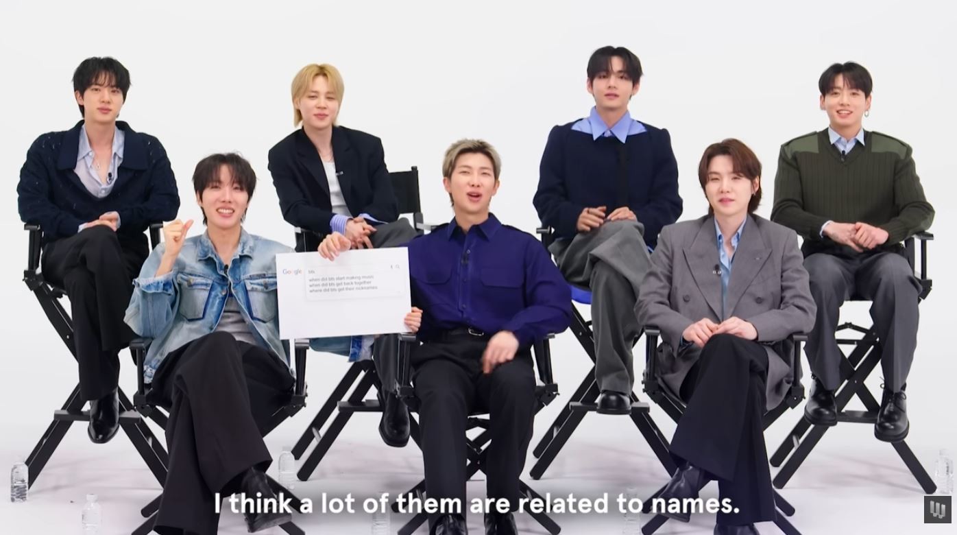 BTS Members Doing Interview / Capture From WIRED YouTube
