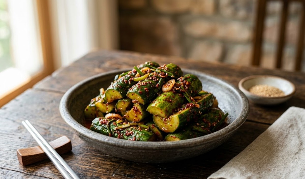 맛있는 오이김치 / 기사 내용을 바탕으로 제작한 AI 이미지