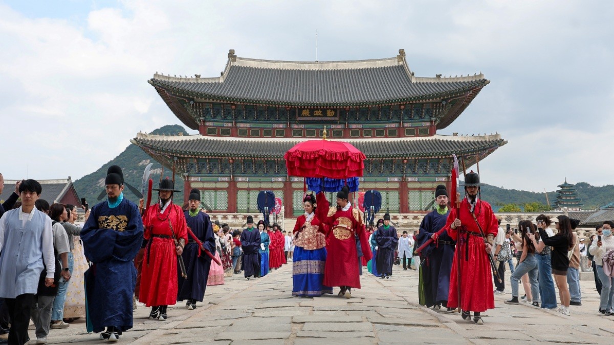 서울 종로구 경복궁에서 열린 '2024 가을 궁중문화축전' 현장. / 뉴스1