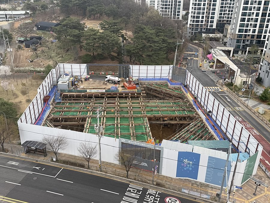 별내노인복지관 신축 현장 사진