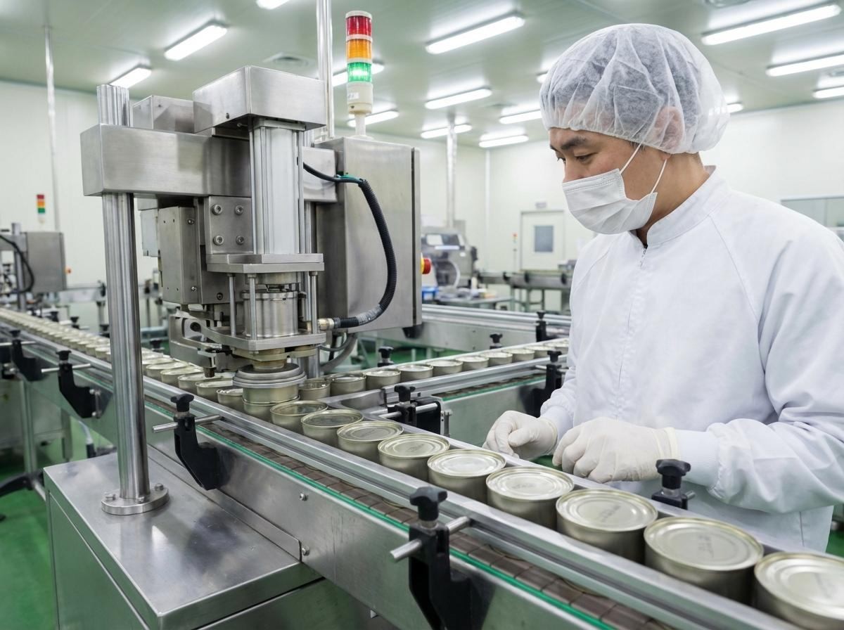 참치캔 공장. 기사 내용 토대로 AI툴 활용해 제작한 자료사진.