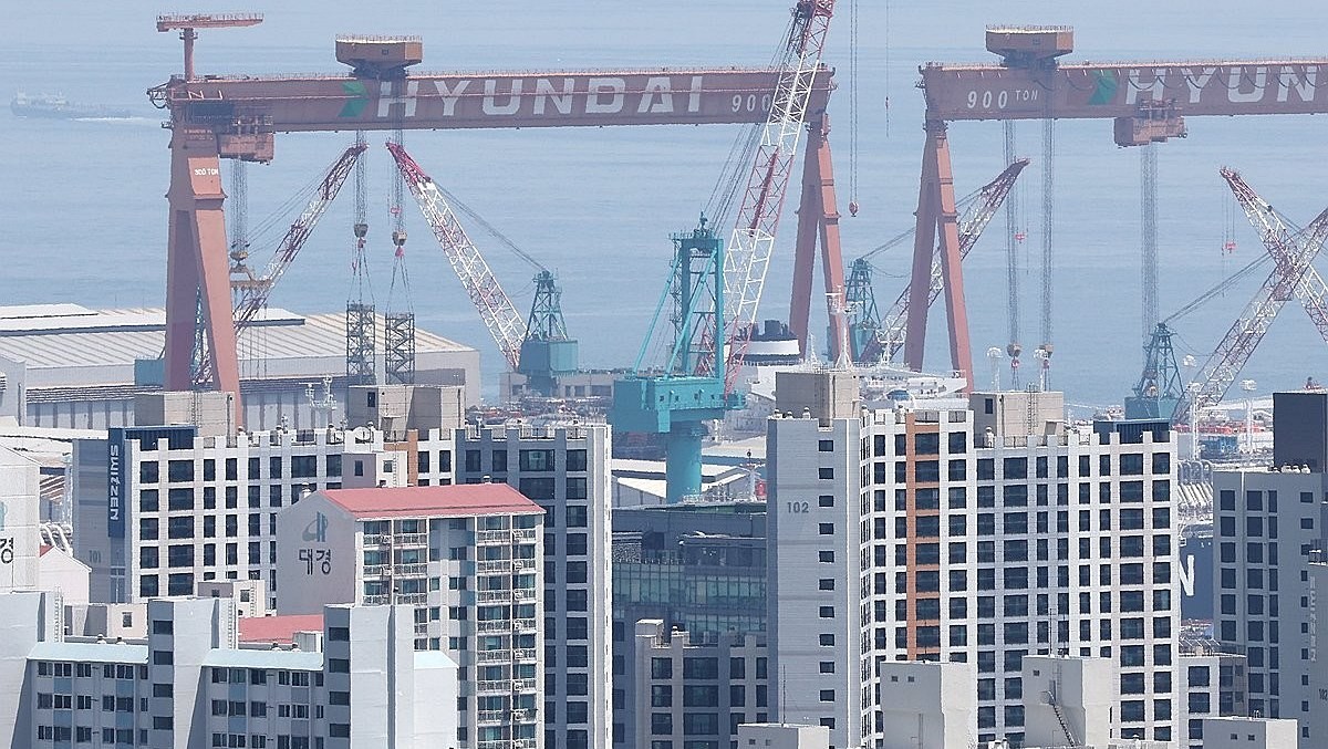 HD현대중공업 울산조선소 자료 사진 / 연합뉴스