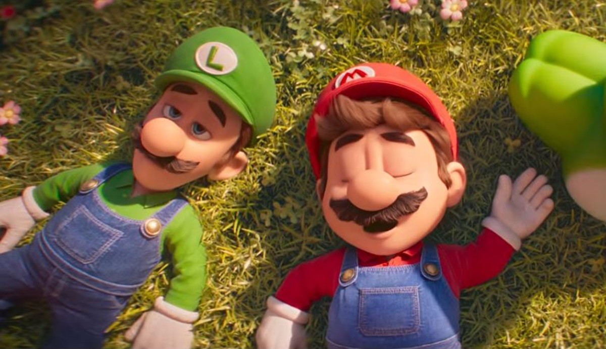 닌텐도의 인기 게임 '슈퍼 마리오'를 원작으로 한 애니메이션 영화 '슈퍼 마리오 갤럭시'가 개봉 첫 주 북미 극장가를 휩쓸며 화제가 됐다. 영화 '슈퍼 마리오 갤럭시'는 4월 29일 국내에서 개봉한다. 이 영화는 로잘리나 공주를 구하기 위한 마리오와 루이지의 우주 모험을 그렸다. 이번 작품의 제작비는 1억 1000만 달러가 투입됐다. / 유튜브 '한국닌텐도 공식 채널'