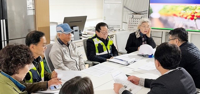 함평군 농업기술센터에서 농작업 안전재해 예방 현장 컨설팅을 진행했다.  / 함평군