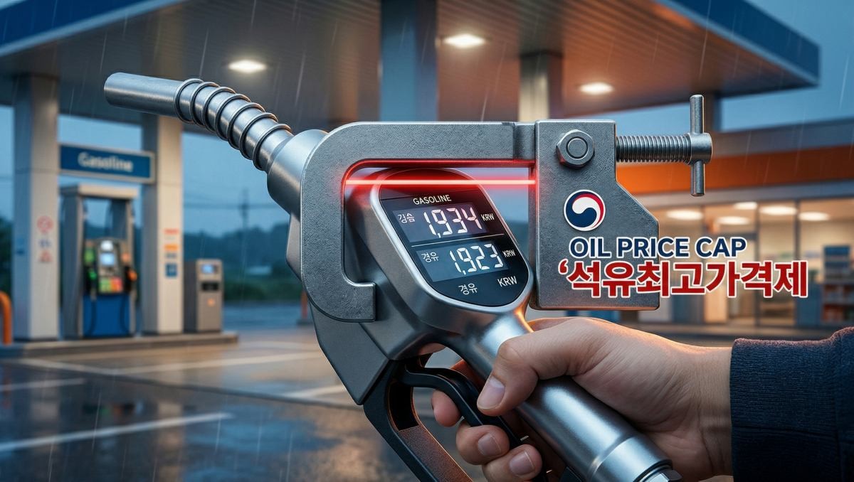 '석유가격최고제' 기사 내용 토대로 AI툴 활용해 제작한 자료사진.