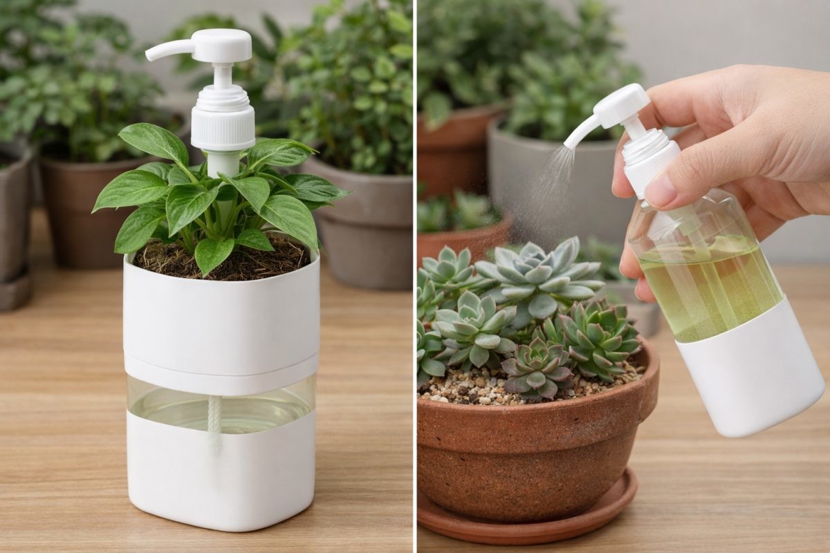 로션 통을 활용한 모습 / 기사 내용을 바탕으로 제작한 AI 이미지