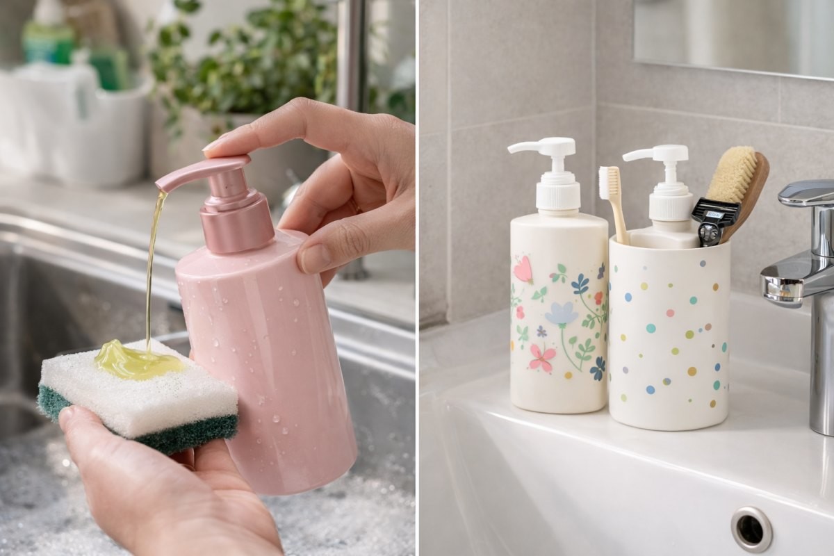 로션통을 활용하는 모습 / 기사 내용을 바탕으로 제작한 AI 이미지