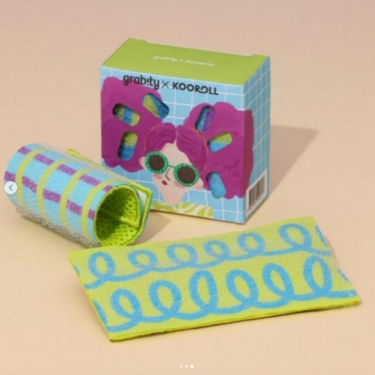 구혜선이 특허내 출시한 헤어롤 '쿠롤' 제품 이미지. / 구혜선 인스타그램