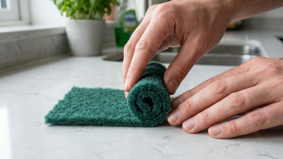 수세미를 돌돌 말아보세요…알아두면 살림 난이도가 확 달라지겠어요