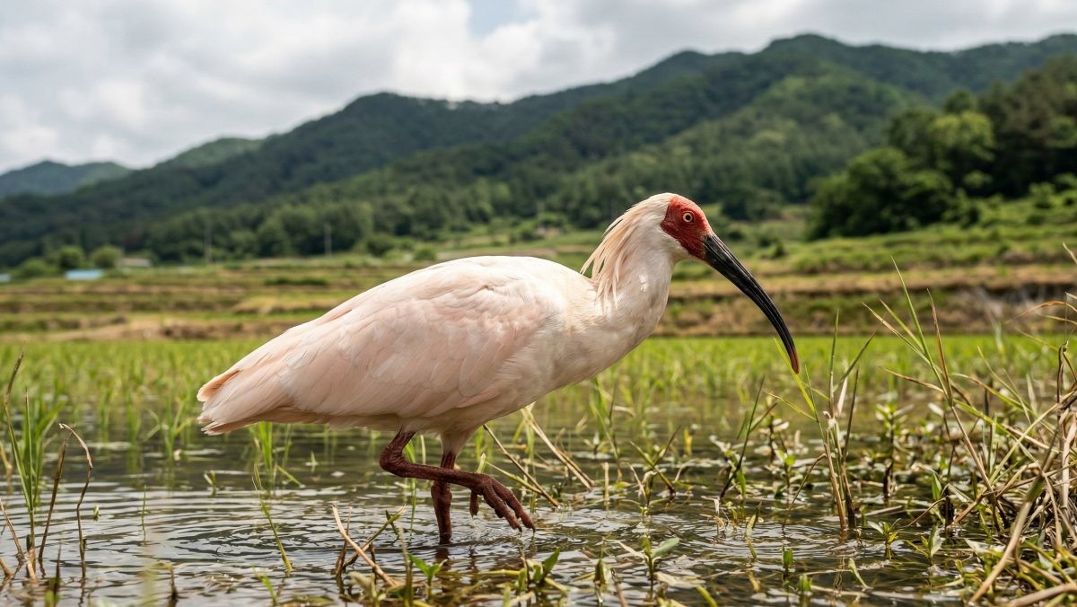따오기. AI가 생성한 자료사진. (실제와 차이가 있을 수 있음을 알립니다.)