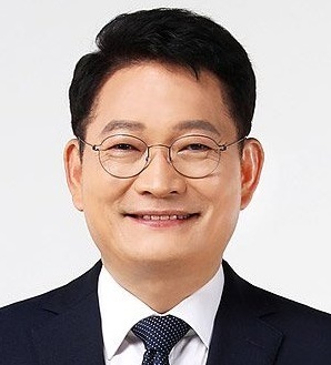 송영길 전 민주당 대표, 김영록 예비후보 명예 후원회장 수락