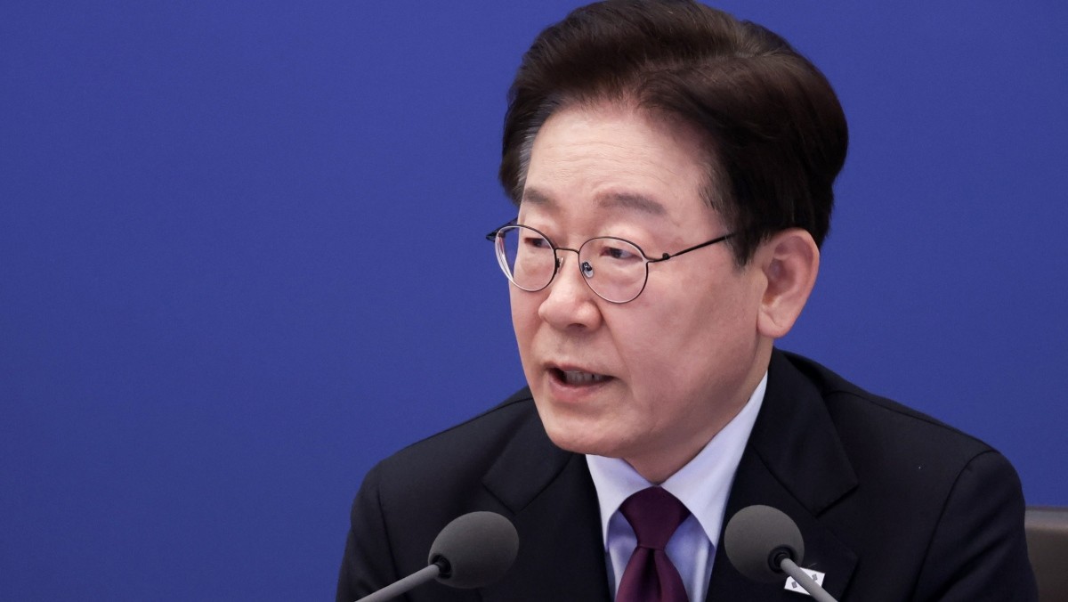 이재명 대통령이 9일 청와대에서 열린 수석보좌관회의에서 발언하고 있다. / 뉴스1