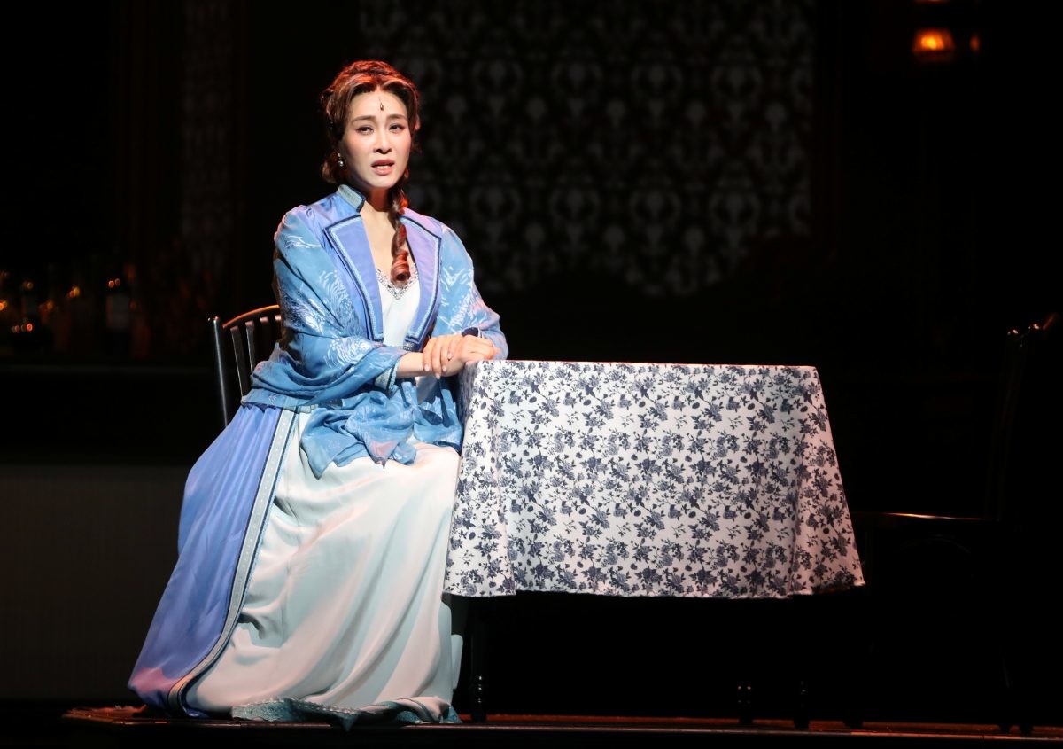 가수 겸 뮤지컬 배우 옥주현이 뮤지컬 '베토벤'에서 열연을 펼치는 모습. / 뉴스1