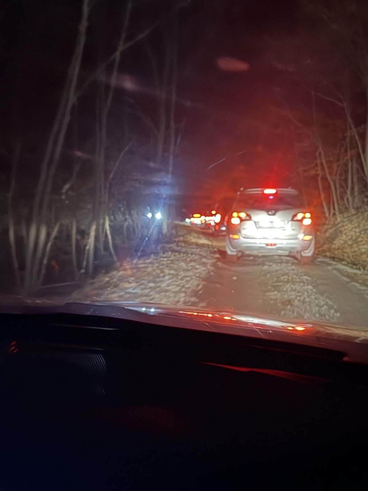 새벽 3시 살목지 인근 풍경. / MLB파크