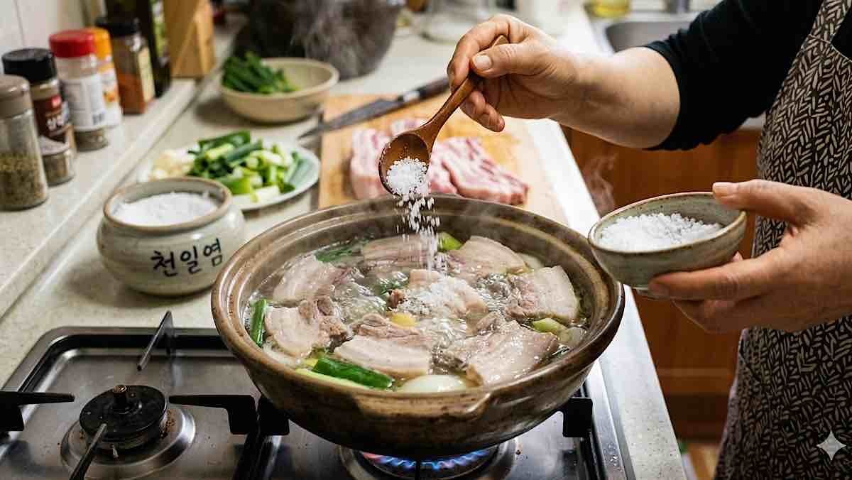 수육 삶는 모습 (기사 이해를 돕기 위해 AI로 제작)