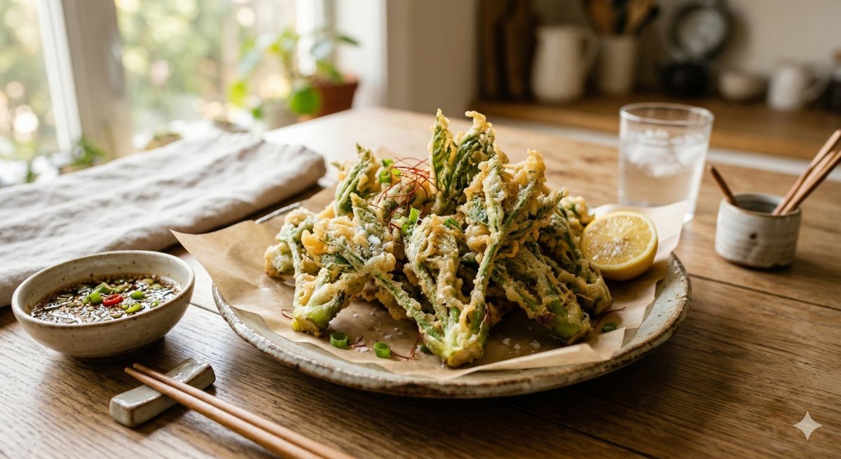 두릅 튀김 (기사 이해를 돕기 위해 AI로 제작된 이미지)