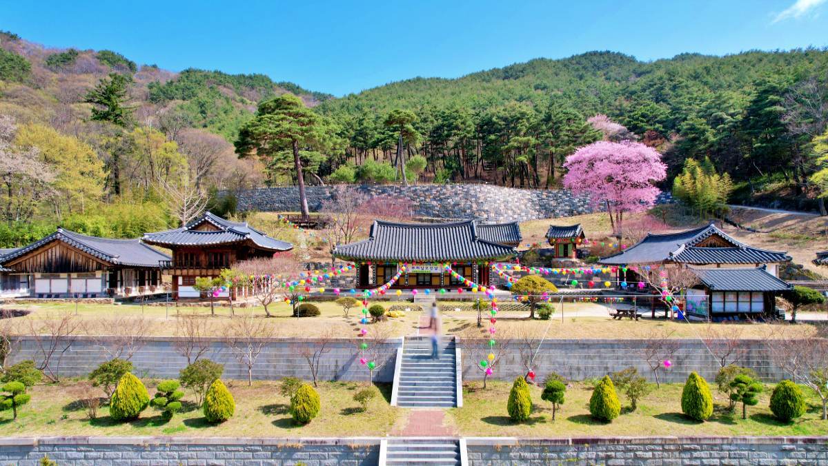 아는 사람만 간다는 '산벚꽃·겹벚꽃' 명소…지리산 품에 안긴 고즈넉한 '무료' 사찰